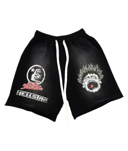 Hellstar Logo Vintage Shorts