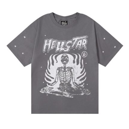 Hellstar Flaming Skeleton T-Shirt