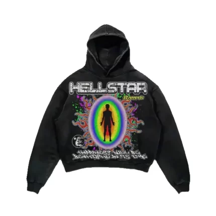 Black-Hellstar Stay in Peace Hoodie