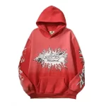 Red Hellstar Records Fire Face Hoodie